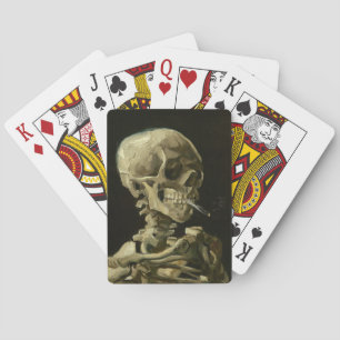 Skull med Cigarette av Van Gogh Spel Kort