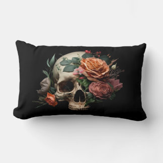 Skull med Ro avlång Cushion Pillow Lumbarkudde