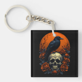 Skull med Ro & Kråka gotisk sötskjorta