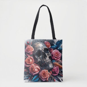 Skull med Ro och Bluebird Tygkasse