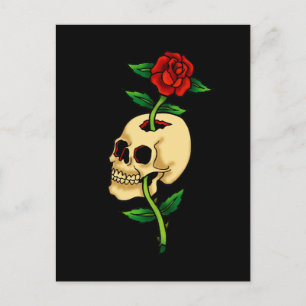 Skull med Ro Vykort