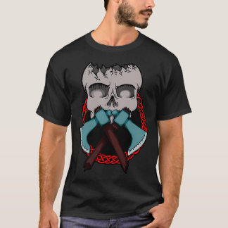 Skull medAxes Classic TShirt T Shirt