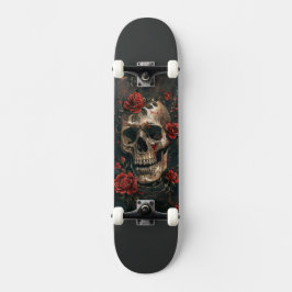 Skull Mini Skateboard Bräda 18,5 Cm
