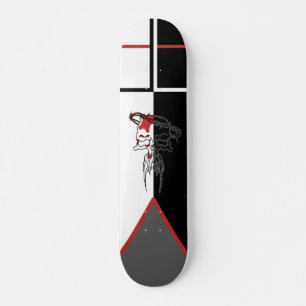 Skull Mini Skateboard Bräda 18,5 Cm