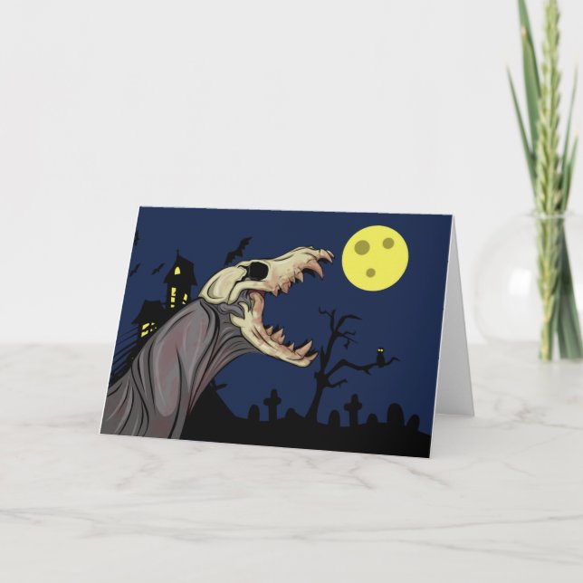 Skull Monster Kort (Framsida)