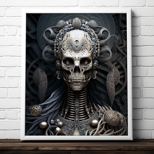 Skull Monster Skeleton Horror Poster (Skapare uppladdad)
