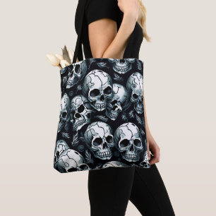 Skull Mönster Tygkasse