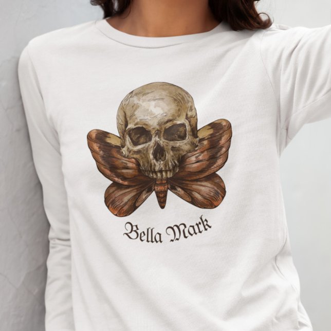 Skull Moth T Shirt (Skapare uppladdad)