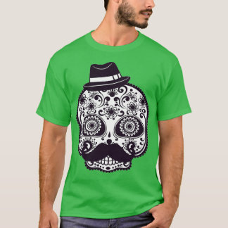 Skull Mustache T Shirt