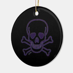 Skull n Bones Ghost hängande ornament
