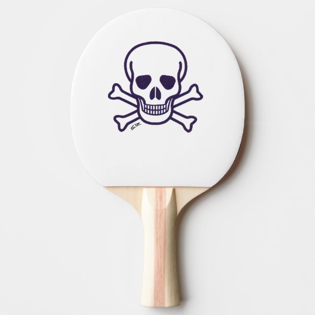 Skull n Bones ping pong paddle Pingisracket (Framsidan)