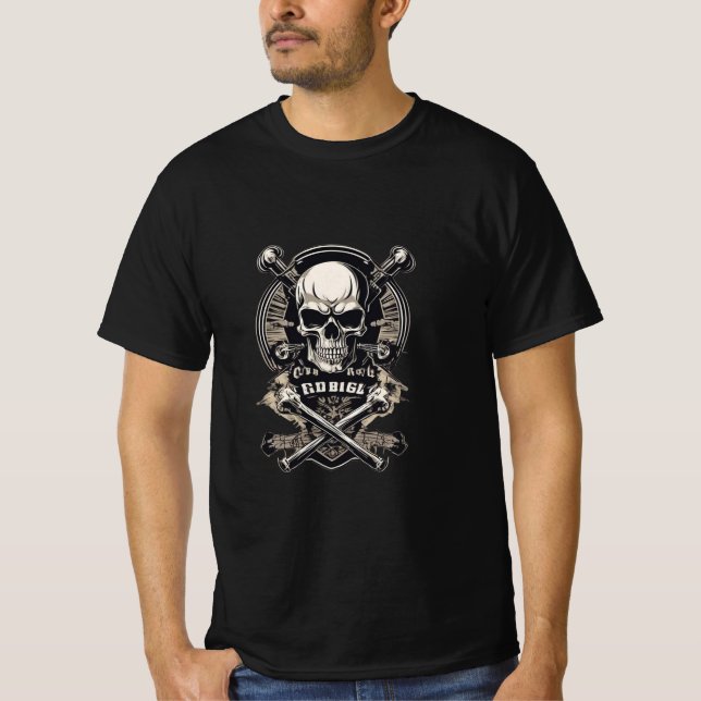 Skull 'n' Bones T Shirt (Framsida)
