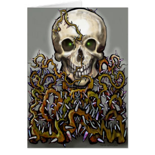 Skull-n-Thorns Hälsningskort