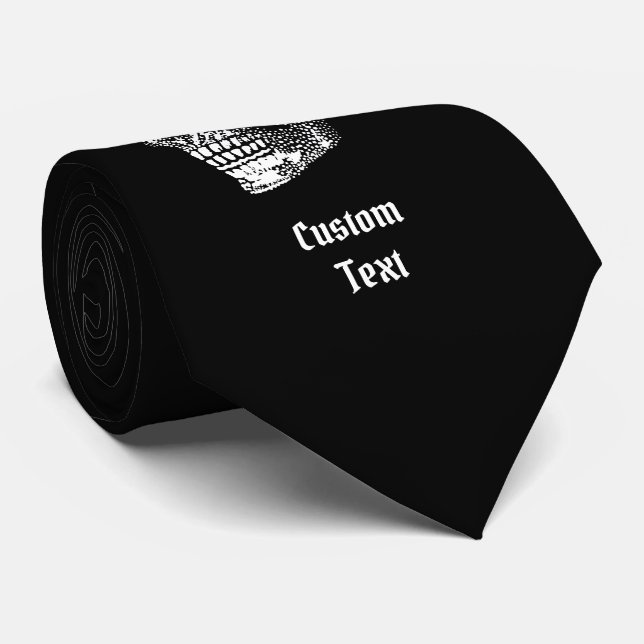 Skull Neck Tie Slips (Rullad)