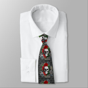 Skull Necktie Slips