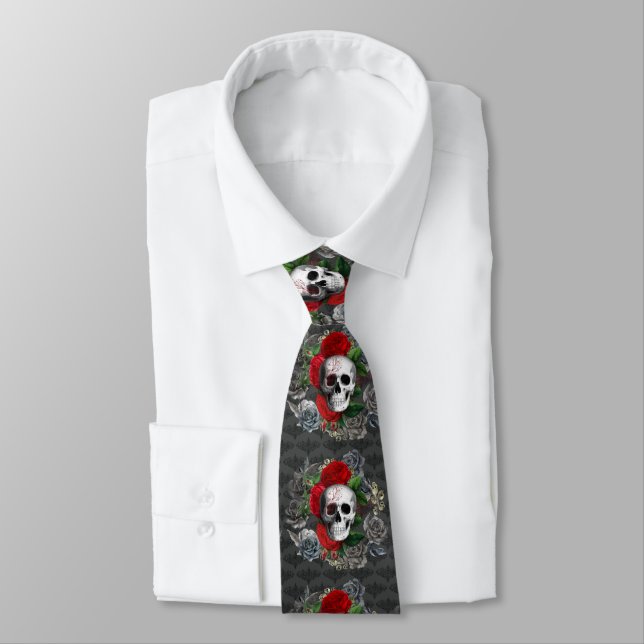 Skull Necktie Slips (Bunden)