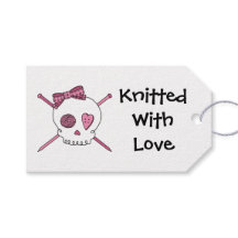 Skull & nitting Nål (Hair Bow)