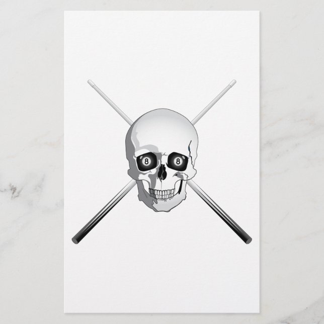 Skull och Bassäng Cues (Framsida)