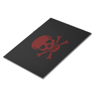 Skull och ben anteckningsblock