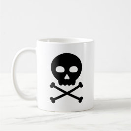 Skull och ben kaffemugg