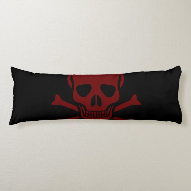 Skull och ben kroppskudde (Framsidan)