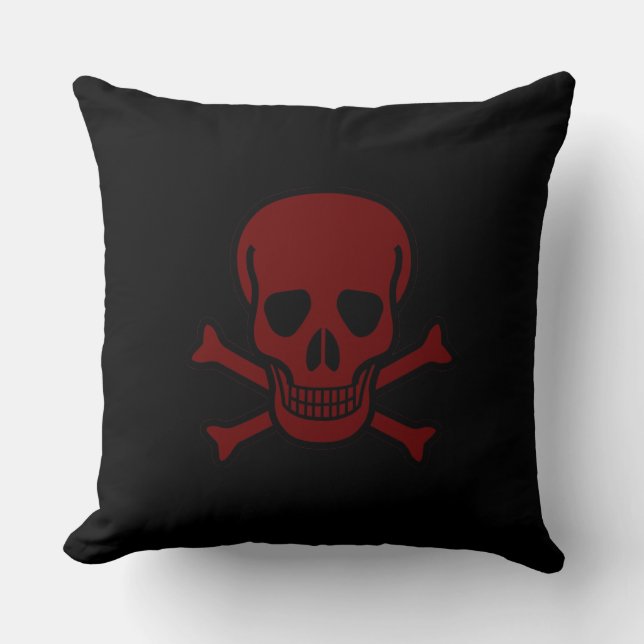Skull och ben kudde (Framsida)