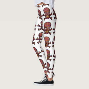 Skull och ben leggings