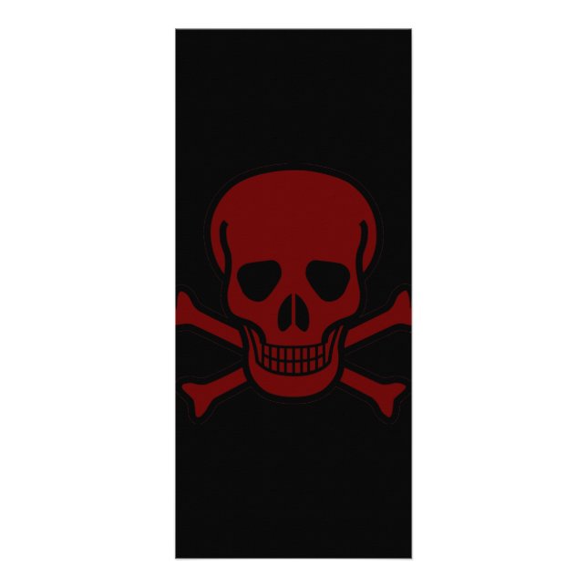 Skull och ben reklamkort (Framsidan)