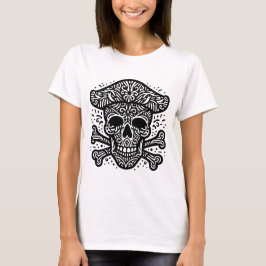 Skull och ben t shirt