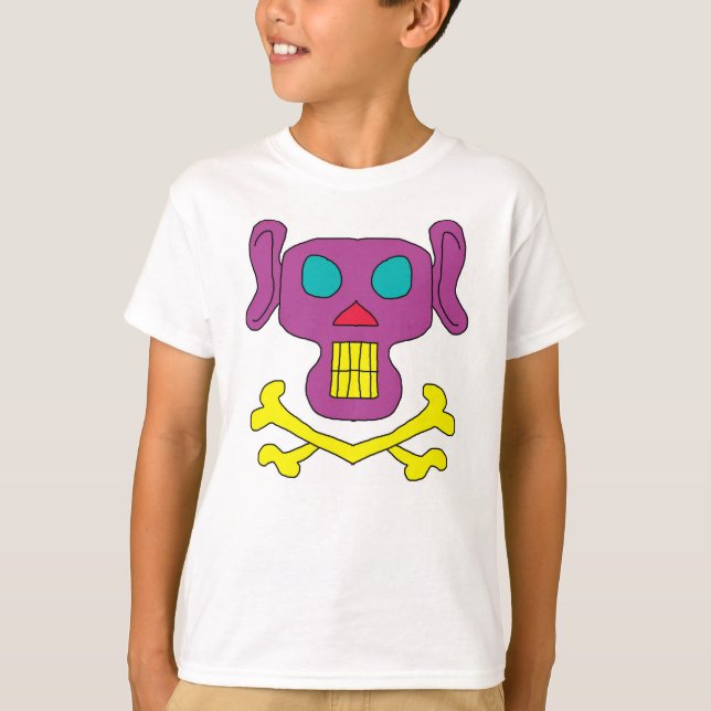 Skull och ben t shirt (Framsida)