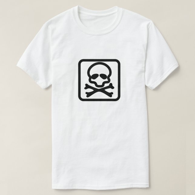 Skull och ben T-Shirt (Design framsida)