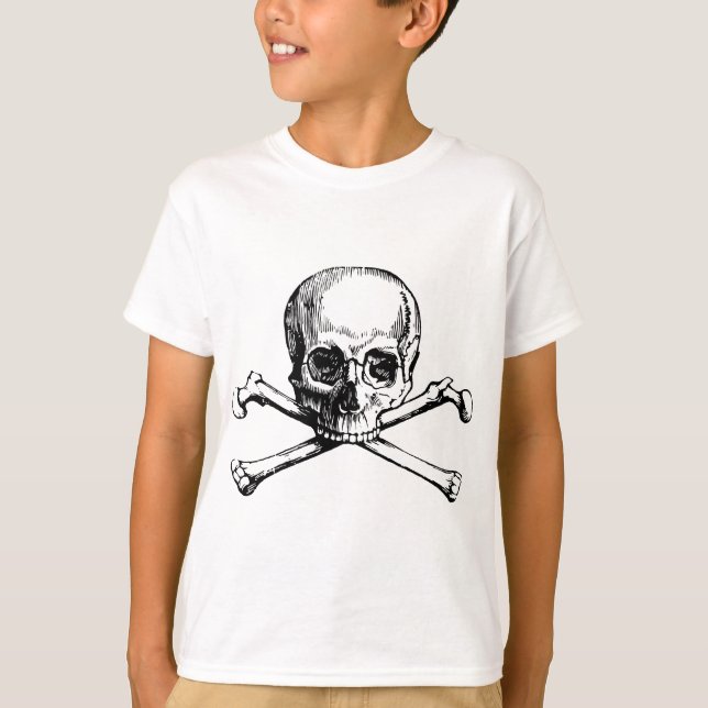 Skull och ben tee (Framsida)