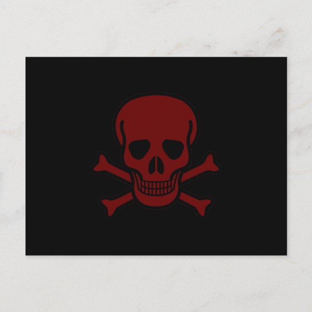 Skull och ben vykort (Framsida)