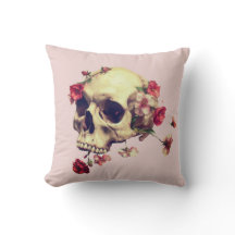 Skull och blommor