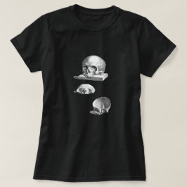 Skull och Bones Anatomy Teckning Tee Shirt