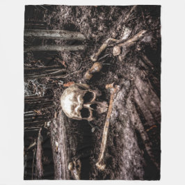 SKULL OCH BONES FLEECEFILT