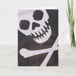 Skull- och Crossbone-Anpassade Kort
