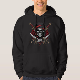 Skull och Crossbone Hoodie: Pirat Äventyr Hoodie