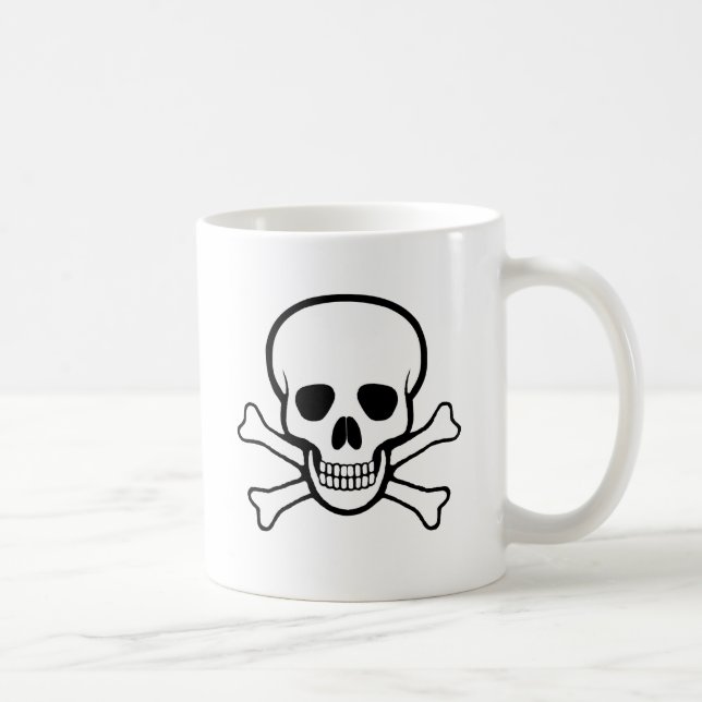 Skull och Crossbone Mugg (Höger)