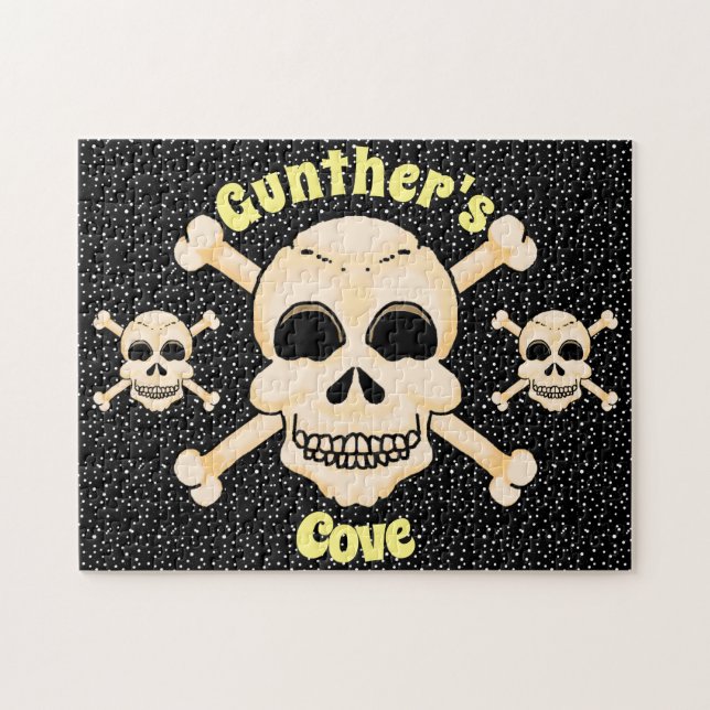 Skull och Crossbone Puzzle Pussel (Horisontell)
