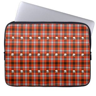 Skull och Crossbone Red och Black Play Laptop Sleeve