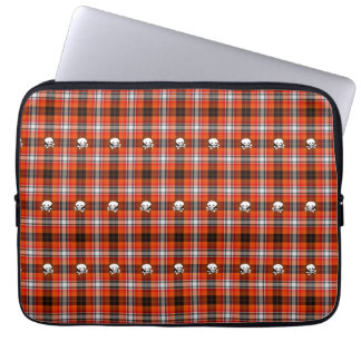 Skull och Crossbone Red och Black Play Laptop Sleeve