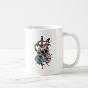 Skull och Dagger Tattor Kaffemugg
