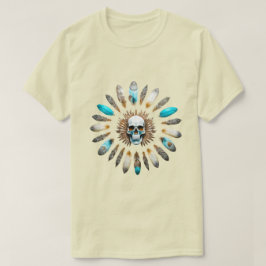 Skull och fjädrar 01 t shirt