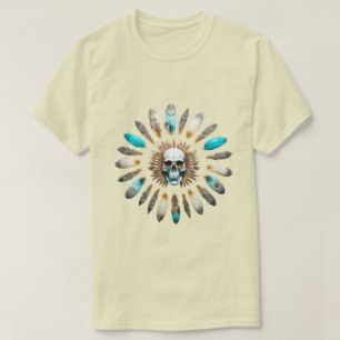 Skull och fjädrar 01 t shirt