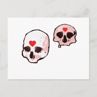 Skull- och hörselvykort vykort