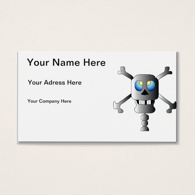 Skull och Kor Bones Visitkort (Framsidan)