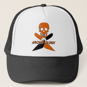 Skull och korsade Trowels-arkeologi Keps