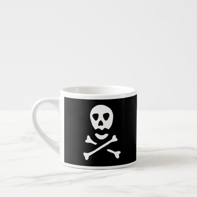 Skull och korsben 1 espressomugg (Vänster)