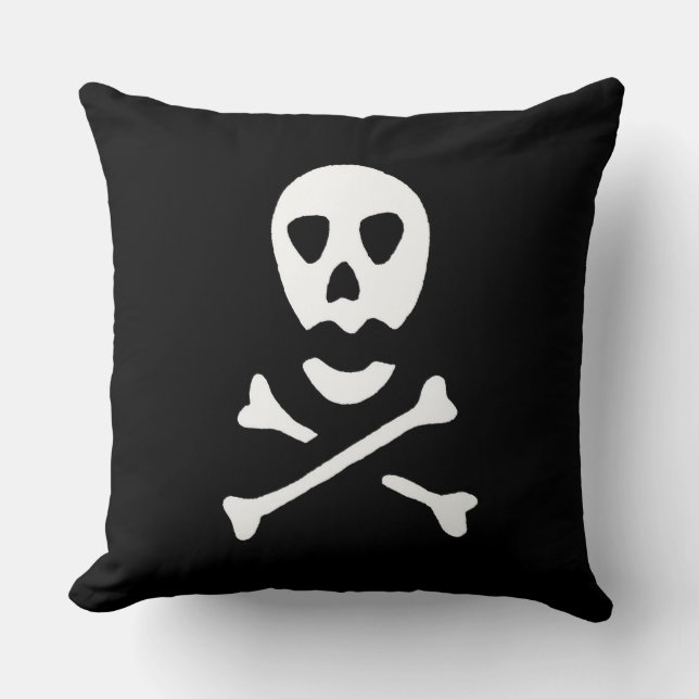 Skull och korsben 1 kudde (Framsida)